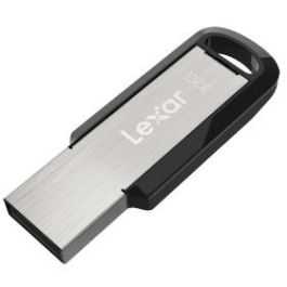 Lexar JumpDrive M400 - Memoria USB 3.2 Gen 1 de 32GB con Velocidad de Lectura hasta 130 MB/s, Diseño Deslizante, Color Plata