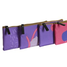 Estuche Urban DKD Home Decor Multicolor Rosa 1 x 9 x 23 cm (4 Unidades) Estuche Urban DKD Home Decor Multicolor Rosa 1 x 9 x 23 cm (4 Unidades)