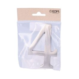 Edm Número 4 Níquel Mate 10cm Fijación Invisible