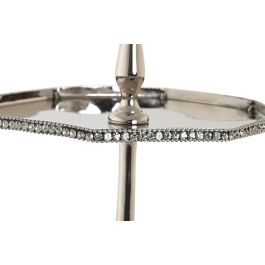 DKD Home Decor Centro de Mesa Tradicional Plateado Aluminio 28 x 47 x 28 cm