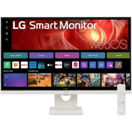 LG 27U731SA-W Monitor Inteligente 27" 4K UHD IPS 60Hz 5ms DCI-P3 90% con webOS 24 Inclinable Blanco