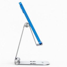 Aisens Soporte de Sobremesa Ajustable XL para Móvil y Tablet con 2 Pivotes, Aleación de Aluminio, Plegable y Compacto Aisens Soporte de Sobremesa Ajustable XL para Móvil y Tablet con 2 Pivotes, Aleación de Aluminio, Plegable y Compacto
