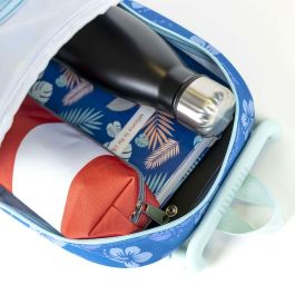 Cerdá Mochila Infantil Trolley 3D Stitch 25x31x10 cm, ideal para niños de 2 a 8 años, Color Azul