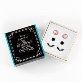PEERS HARDY Disney Set 3 Pares de Pendientes Pesadilla Antes de Navidad - Jack, Sally y Murciélago Esmaltado Oficial