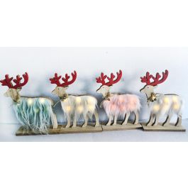 Figura Navidad Alpina DKD Home Decor Beige Rosa 5 x 16 x 23 cm (4 Unidades) Precio: 9.5000004. SKU: B15L8C442W