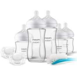 Philips Avent PHI8710103990734 Kit de Biberones de Vidrio Natural para Recién Nacidos, 240 ml, Mixto Philips Avent PHI8710103990734 Kit de Biberones de Vidrio Natural para Recién Nacidos, 240 ml, Mixto