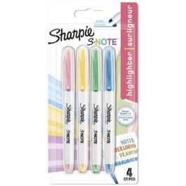 Sharpie Marcador S-Note Rotulador Punta Biselada, Colores Surtidos Pastel, Blíster 4 Ud Precio: 1.99783584. SKU: B12TY5M9VV