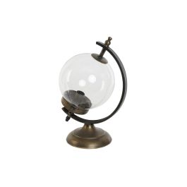 DKD Home Decor Lámpara de Sobremesa Vintage Dorada de Bola, 50% Metal y 50% Cristal, Bombilla E14 25W, Eficiencia A+, 20x36x25 cm. Precio: 28.28496. SKU: S3031583