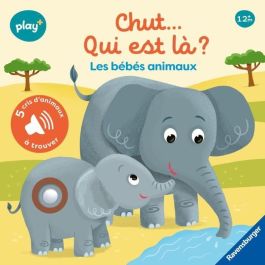 Ravensburger - Play + - Mi primer audiolibro Busca y encuentra - Shh ¿quién está ahí? Animales bebes - 13099034 Ravensburger - Play + - Mi primer audiolibro Busca y encuentra - Shh ¿quién está ahí? Animales bebes - 13099034
