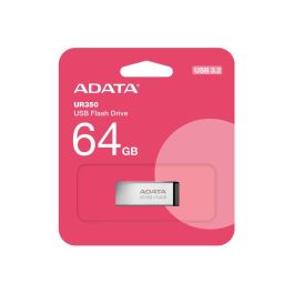 Adata Memoria USB 3.2 Ur350 64GB Metálica UR350-64G-RSR/BK