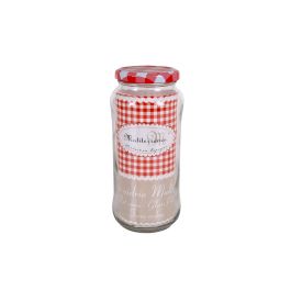 Mediterraneo Bote Vidrio 580Cc con Tapa "Super 580" 7.6x17cm (12 Unidades) Precio: 9.98999958. SKU: S2206235