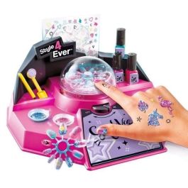 Canal Toys Style4Ever Barra de Uñas - Set de Creación de Estilo con Accesorios para Personalizar Uñas: Lentejuelas, Pegatinas, Tatuajes