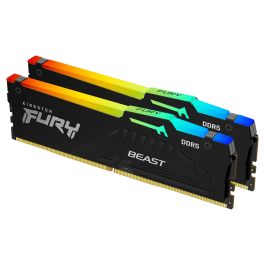Kingston Technology FURY Beast 16 GB (2x8 GB) DDR5 5200 MT/s CL40 DIMM RGB Precio: 85.95000018. SKU: S55156748
