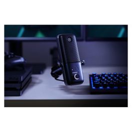 Elgato Wave:3 Micrófono de Superficie USB 24 bit 96 kHz Negro Inalámbrico