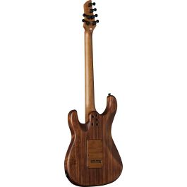 EKO Guitarra Eléctrica Aire 701 Wildwood Natural Super-Strat HSS 24 Trastes Mástil Arce Tostado Vibrato EKO Steel HRC57