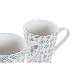 Mug Arabe DKD Home Decor Azul Marron 13 x 31 x 19 cm Set de 4