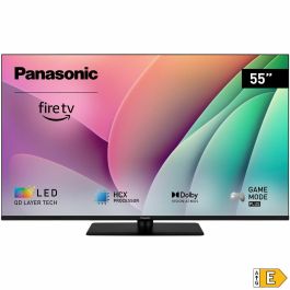 Panasonic TV-55W80AEZ Smart TV QLED 55" 4K UHD (3840x2160) con Fire OS, WiFi, HDR, Negro