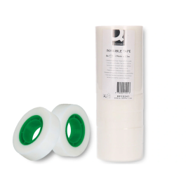 Q-connect Cinta Adhesiva Invisible 33 mt x 19 mm Pack 8 Unidades