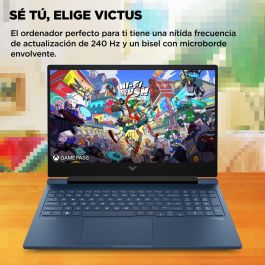 HP Victus Gaming 16-r1026ns Portátil 16.1" FHD IPS 144Hz Intel Core i7-14650HX 16GB DDR5 1TB SSD RTX 4060 FreeDOS Azul