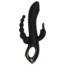 Consolador de Doble Penetración Evolved Trifecta Negro Consolador de Doble Penetración Evolved Trifecta Negro