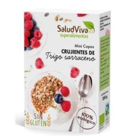 SALUD VIVA Copos Minis Crujientes de Trigo Sarraceno Integral BIO 250g Sin Gluten, fuente de fibra y proteína Precio: 5.5. SKU: B1H6FN6LDA
