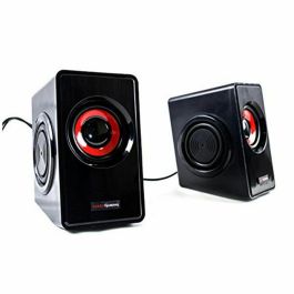 Altavoces Mars Gaming MS1/ 10W/ 2.0/ Rojos