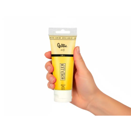 Liderpapel Pintura Acrílica Tubo Plástico 120 ml Amarillo