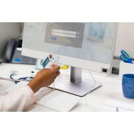 HP USB Teclado y Ratón Healthcare Edition IP65 Blanco. Kit para Entornos Sanitarios. Diseño Elegante y Fácil de Limpiar.