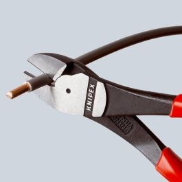 Knipex 74 01 200 SB Alicate de corte diagonal de fuerza 200mm, hasta 4,2mm, dureza 64 HRC