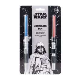 ERIK Set 2 Bolígrafos Sable Láser Star Wars Luke Skywalker y Darth Vader con Luz LED Tinta Negra Precio: 14.49999991. SKU: B1DM2FN7WY