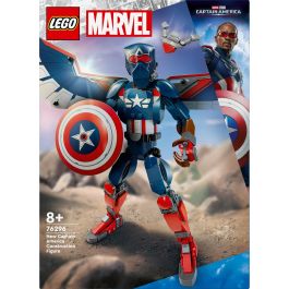 Lego Juego de Construcción Marvel Super Heroes Capitán América. Set de Ladrillos de Construcción Juguete para Niños y Coleccionistas 8+ Años