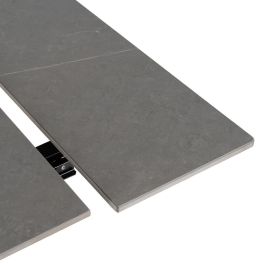 Mesa Extensible Gris-Negro 170 X 90 X 76 cm