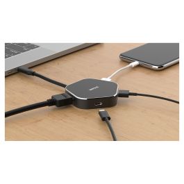 D-Link Hub M420 2 Puertos USB 3.0, 1 HDMI 4K, 1 USB-C Thunderbolt 3 PD 60W
