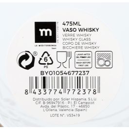 Vaso Whisky Bajo Star 475 ml - La Mediterranea (24 Unidades) Vaso Whisky Bajo Star 475 ml - La Mediterranea (24 Unidades)