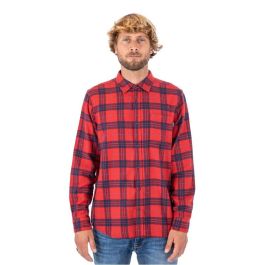 Camisa de Manga Larga Hombre Hurley Portland Organic Rojo Carmesí