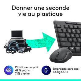 LOGITECH - Combo de teclado - Ratón inalámbrico y silencioso - MK295 LOGITECH - Combo de teclado - Ratón inalámbrico y silencioso - MK295