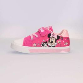 Cerdá Zapatilla Loneta Minnie con Luces, Suela PVC, T031, Talla 31, Fuchsia