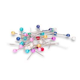 Q-connect Aguja señalizadora caja de 80 unidades colores surtidos