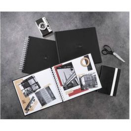 Hama Signs Buch-Album 28x24 50 weie Seiten. schwarz 7299