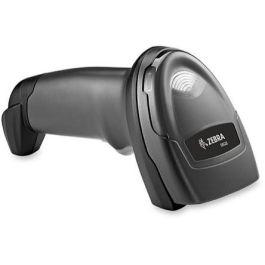 Zebra DS2208 Escáner de Códigos de Barras Portátil 1D/2D con Cable USB RS-232, Lector LED para Retail/Almacén