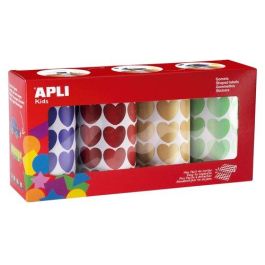 Gomets Apli Rollo Corazones 20 Mm Pack De 4 (Col. Met.) (19718) Precio: 25.4999998. SKU: B15DKF6945