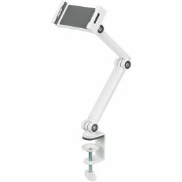 Neomounts DS15-545WH1 Soporte de tablet universal con movimiento completo y abrazadera de escritorio para tablets de 4.7"-12.9", blanco