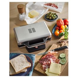 WMF 0415150011 Sandwichmaker Lono Acero Inoxidable Negro Plata 800W