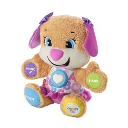 Peluche perro rosa primeros descubrimientos con luces y sonidos