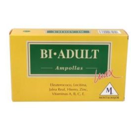 MONTALMAJOR - M.R.A. Bi Adult, Suplemento Vigorizante con Jalea Real, Hierro, Zinc y Vitaminas, 20 Ampollas Precio: 19.7899999. SKU: B1HMQBFBZG