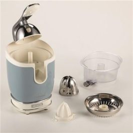 Ariete 413/05 Exprimidor Vintage Azul para Zumos Saludables con Mango a Presión y Doble Cono