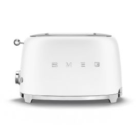 Smeg Tostadora 2X2 Estilo Años 50 Blanco Mate TSF01WHMEU