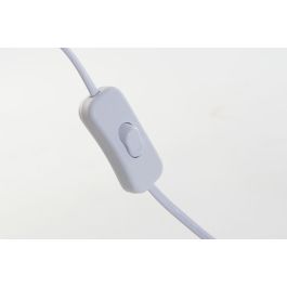 DKD Home Decor Lámpara de Sobremesa Scandi Flexo Oficina Metal Blanco 39x69x22 cm E27