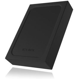 ICY BOX Carcasa Externa para Disco Duro 2.5" SATA a USB 3.0 con Protección contra Escritura, hasta 15mm de Altura, Aluminio