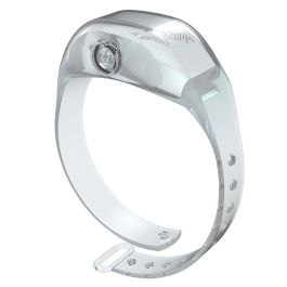 SQUEEZYBAND Pulsera Dispensadora de Gel Hidroalcohólico Ajustable Transparente para Adulto 15ml